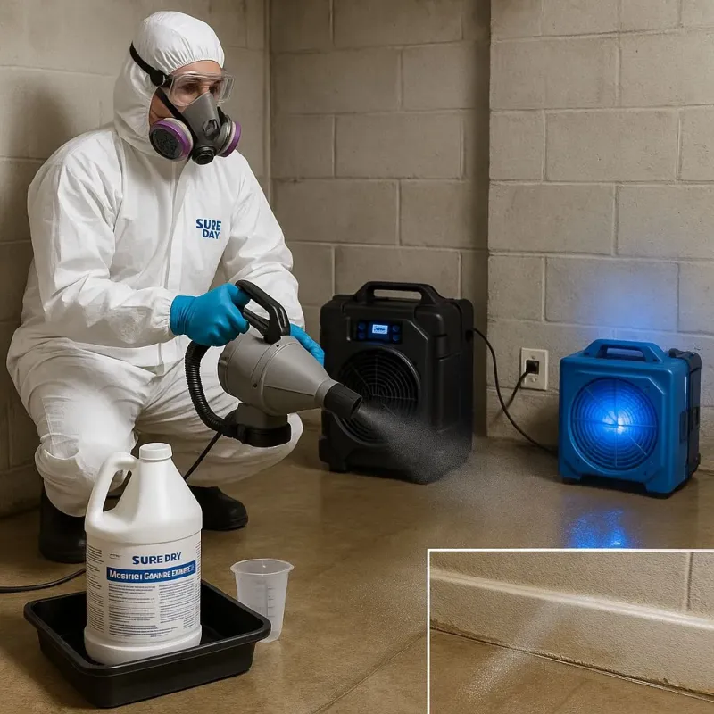 Sanitization and Odor Removal process in Marshall, NC